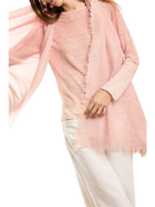 sciarpa donna sfumata Alessandro Aste | FELTEDPALE PINK